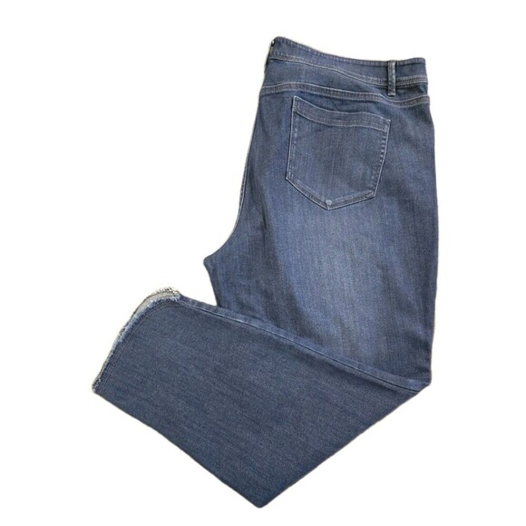 J.Jill Denim Authentic Fit Slim Ankle Jeans Womens Size 18 Blue Stretch Mid Rise - Picture 11 of 11